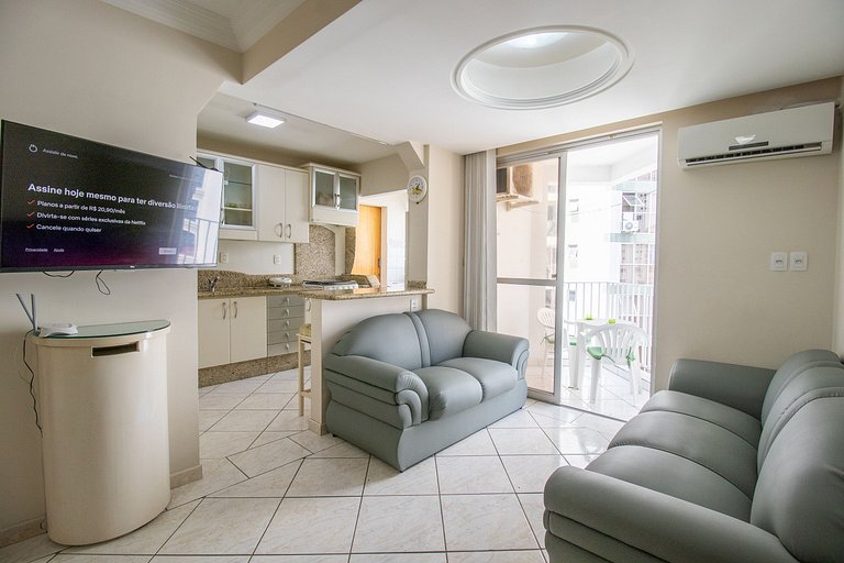 CRM71 - 3 Dorm, Centro, TV Smart, Garagem, Wi-Fi