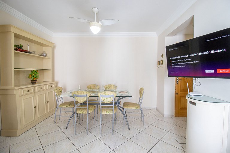 CRM71 - 3 Dorm, Centro, TV Smart, Garagem, Wi-Fi