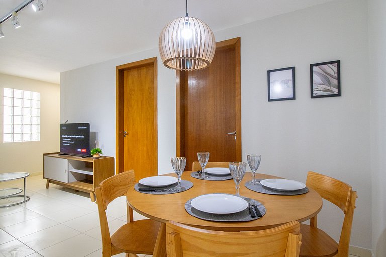 NUN21 - 2Dorm, Sacada, Garagem, TV Smart