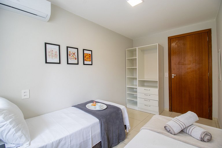 NUN21 - 2Dorm, Sacada, Garagem, TV Smart