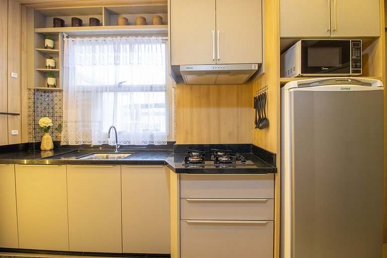 PRN18 - Próx Calçadão, Flat Charmoso, Garagem
