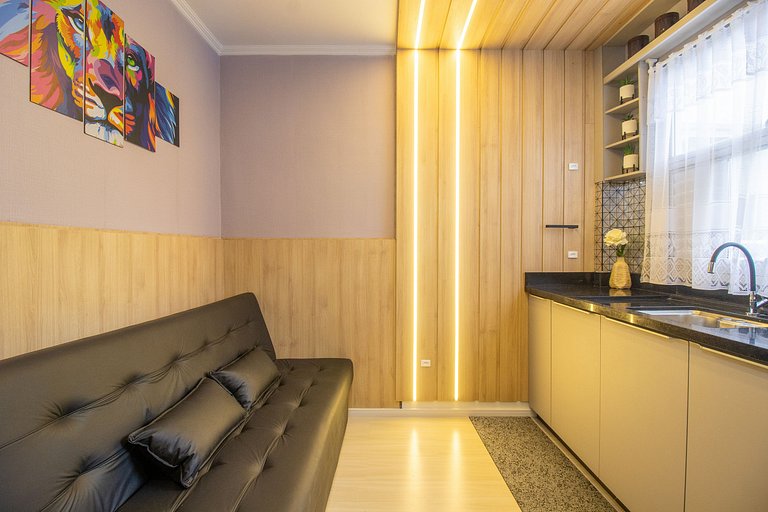 PRN18 - Próx Calçadão, Flat Charmoso, Garagem