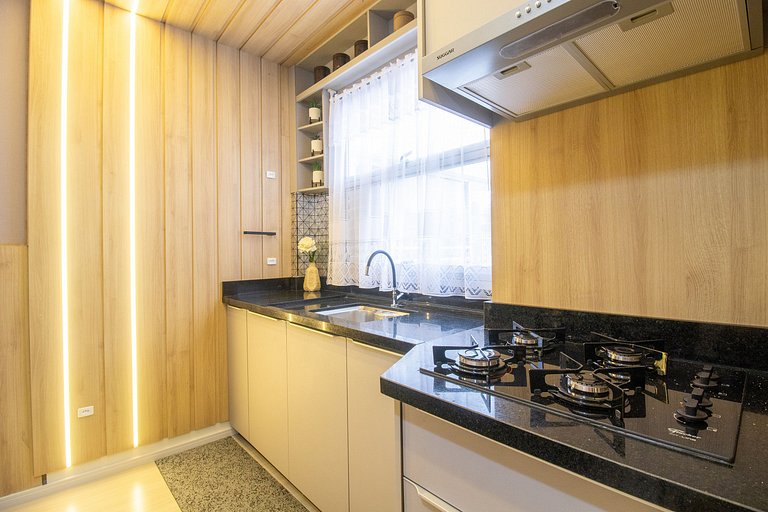 PRN18 - Próx Calçadão, Flat Charmoso, Garagem