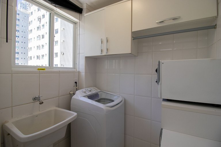 QUA21 - 3Dorm, Churrasqueira na sacada, Garagem