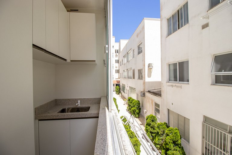 PDE3D - 2 Suítes, Av. Atlântica, Moderno, Garagem