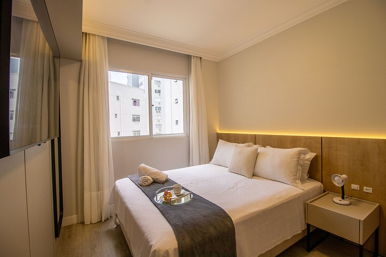 PZV52 - Elegante, Churrasq, Quadra Mar, 3 Dorm