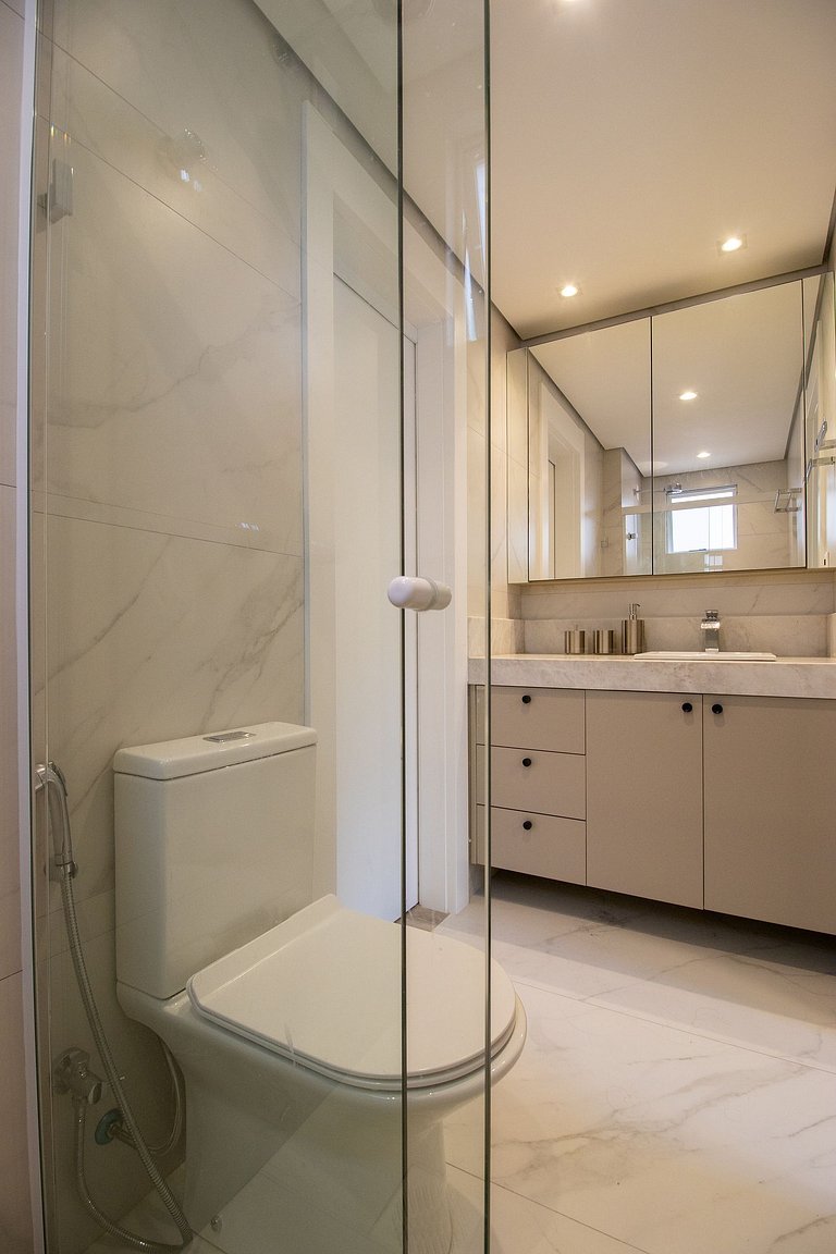 PZV52 - Elegante, Churrasq, Quadra Mar, 3 Dorm
