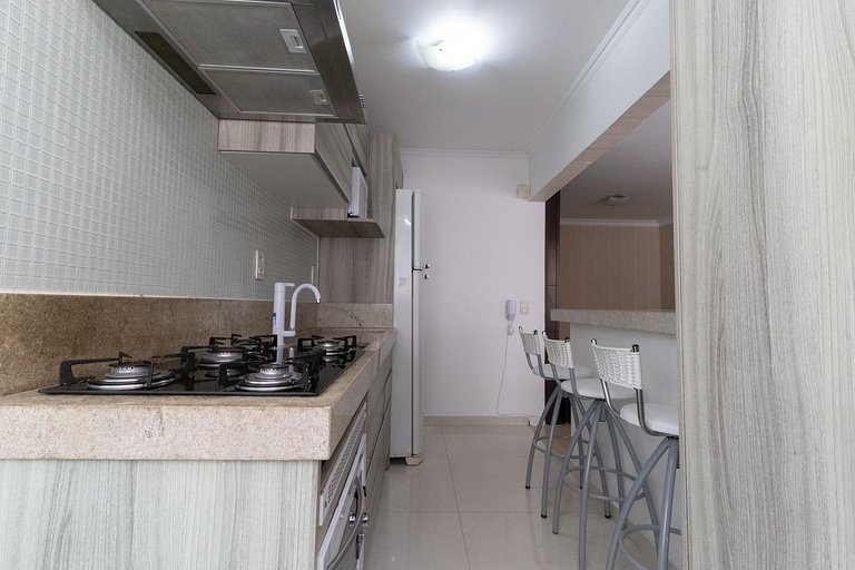 BK24 - 2 Dorm Climatizados, Garagem, Próx.Calçadão