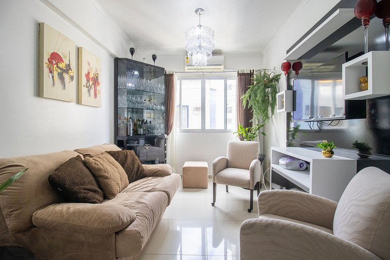 RPA137 - Climatizado, Quadra Mar, Garagem, 1DR