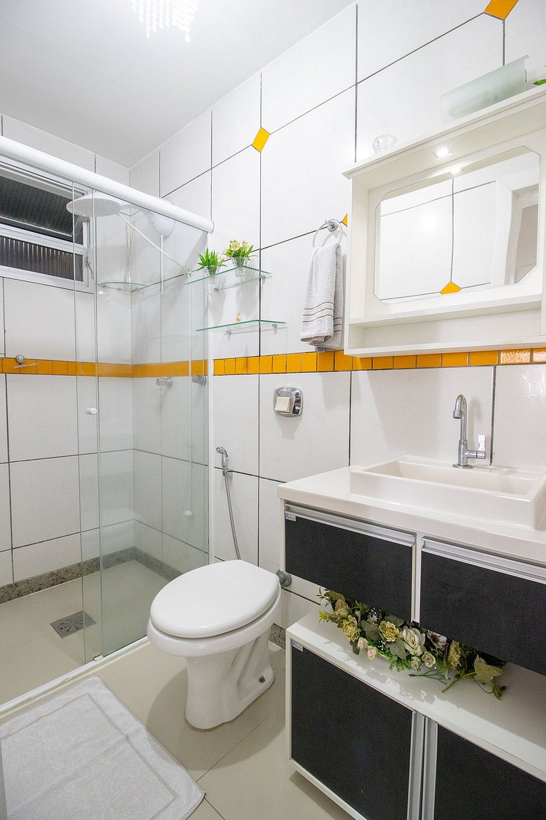 RPA137 - Climatizado, Quadra Mar, Garagem, 1DR