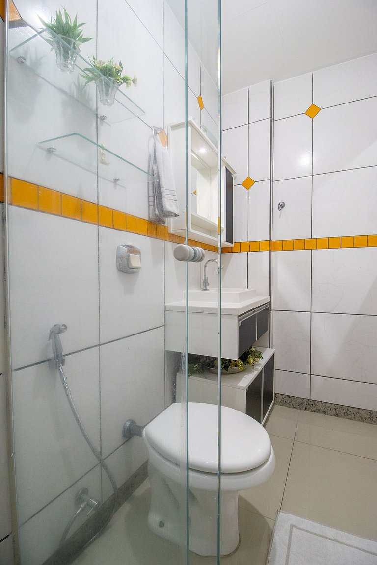 RPA137 - Climatizado, Quadra Mar, Garagem, 1DR