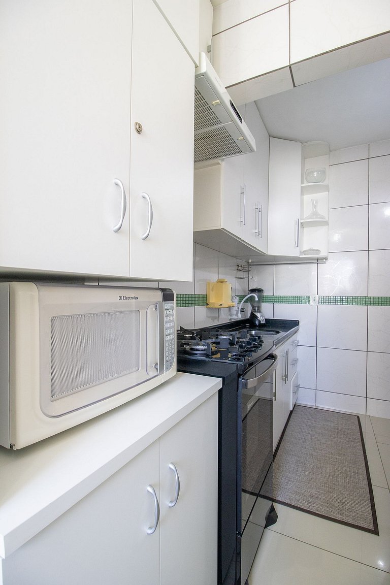 RPA137 - Climatizado, Quadra Mar, Garagem, 1DR