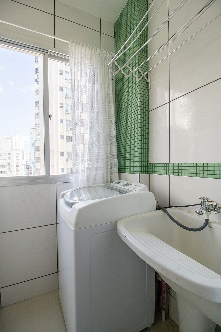 RPA137 - Climatizado, Quadra Mar, Garagem, 1DR