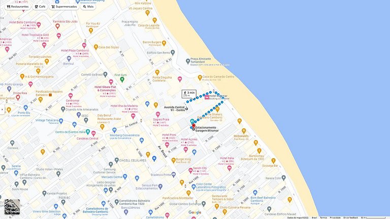 JDF33 - Quadra Mar, 1 Dorm, Rua 1200, Climatizado