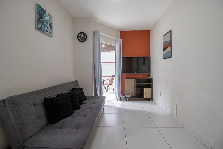 MZT21 - Quadra Mar, Sacada, 2 Dorm Climatizados