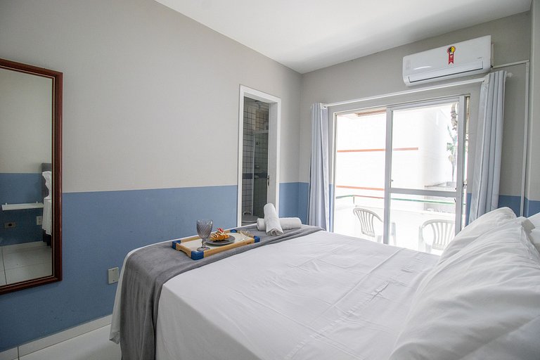 MZT21 - Quadra Mar, Sacada, 2 Dorm Climatizados