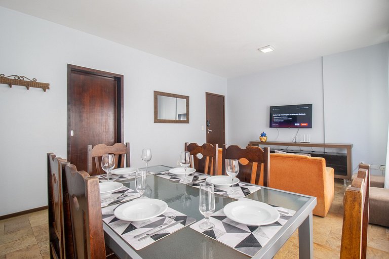 EUG61 - 3Dorm, Quadra Mar, Climatizado, 2 Garagem