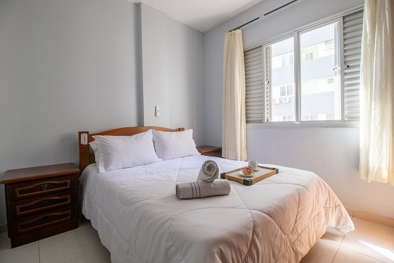 EUG61 - 3Dorm, Quadra Mar, Climatizado, 2 Garagem