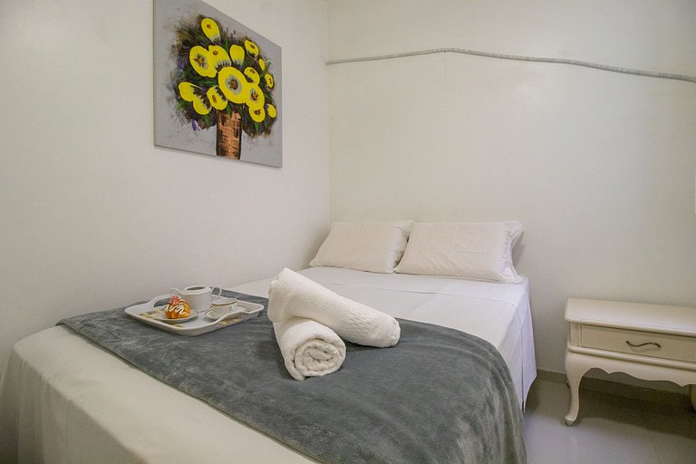 PRN12 - Climatizado, Próx Calçadão, Sacada, 2 Dorm