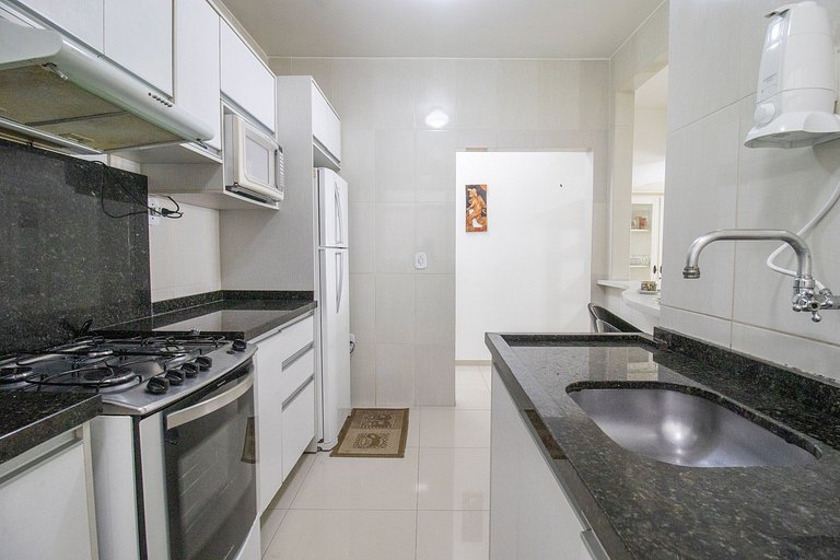 PRN12 - Climatizado, Próx Calçadão, Sacada, 2 Dorm