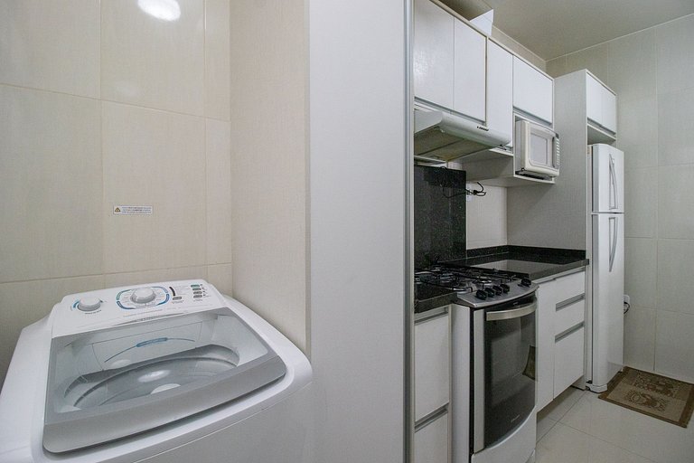 PRN12 - Climatizado, Próx Calçadão, Sacada, 2 Dorm