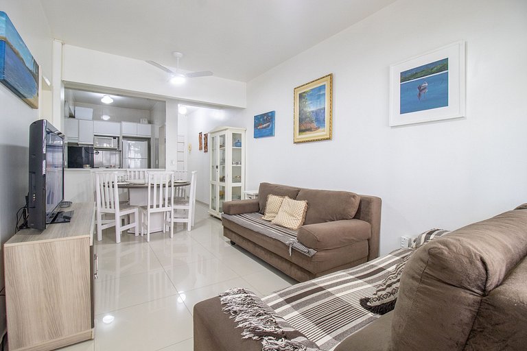 PRN12 - Climatizado, Próx Calçadão, Sacada, 2 Dorm
