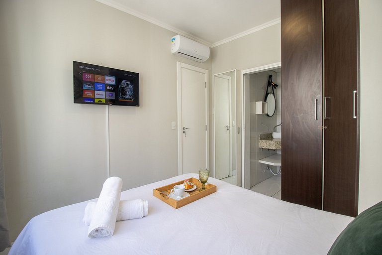POS73B - Climatizado, TV Smart, Próx Av. Brasil