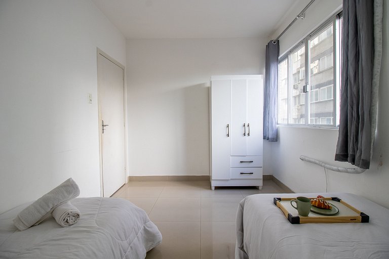 ABM22 - Frente Mar, 3 Dorm Climatizados, Garagem