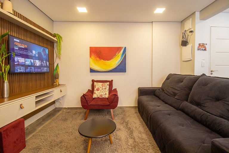 CRM25 - Lindo Espaço, Climatizado, 2 Dorm, Garagem