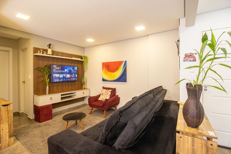 CRM25 - Lindo Espaço, Climatizado, 2 Dorm, Garagem
