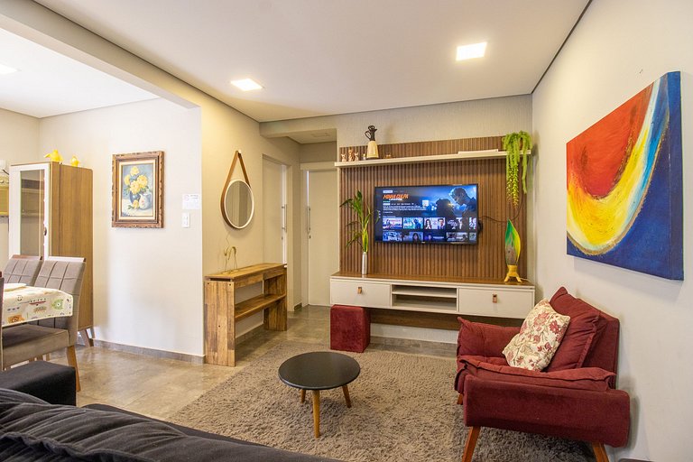 CRM25 - Lindo Espaço, Climatizado, 2 Dorm, Garagem