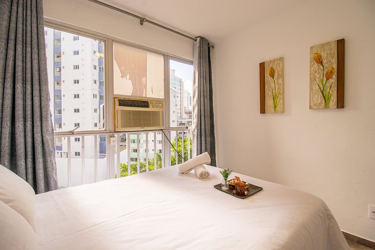CRM25 - Lindo Espaço, Climatizado, 2 Dorm, Garagem
