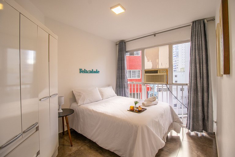 CRM25 - Lindo Espaço, Climatizado, 2 Dorm, Garagem