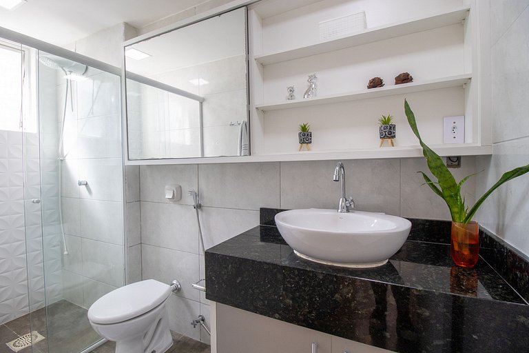 CRM25 - Lindo Espaço, Climatizado, 2 Dorm, Garagem