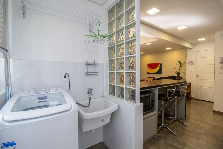 CRM25 - Lindo Espaço, Climatizado, 2 Dorm, Garagem