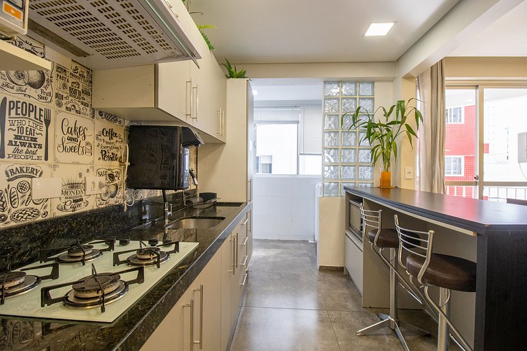 CRM25 - Lindo Espaço, Climatizado, 2 Dorm, Garagem