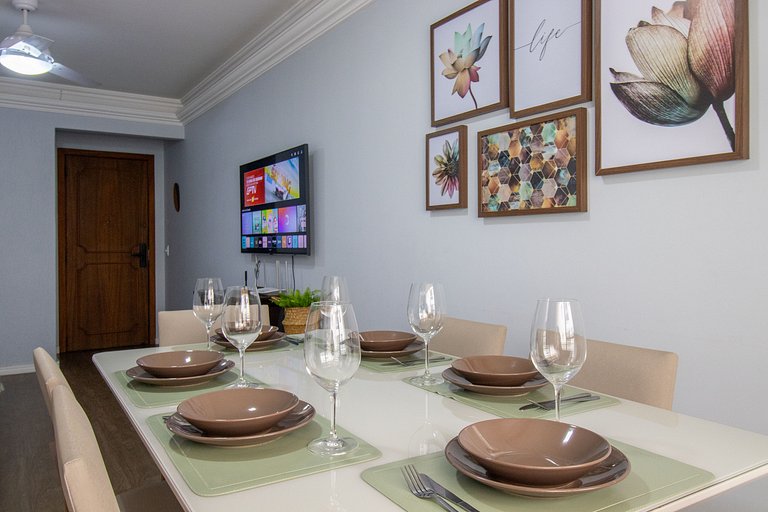 SCR64 - 2 Dorm Climatizados, Confortável, TV Smart
