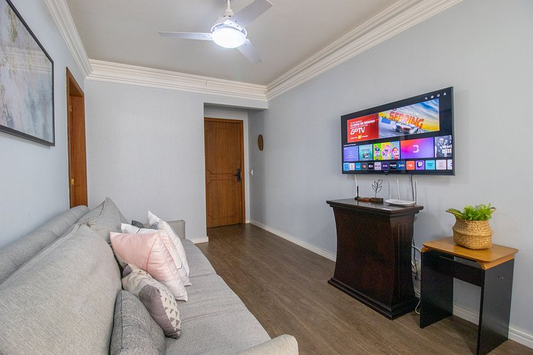 SCR64 - 2 Dorm Climatizados, Confortável, TV Smart