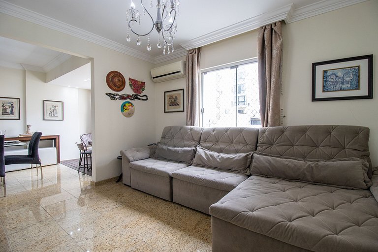 AQR63 - Quadra Mar, Climatizado, 4 Dorm, Garagem