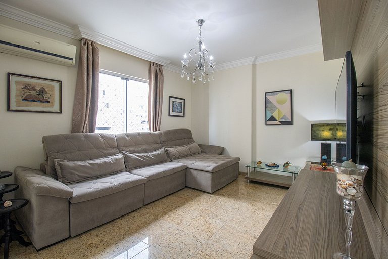 AQR63 - Quadra Mar, Climatizado, 4 Dorm, Garagem