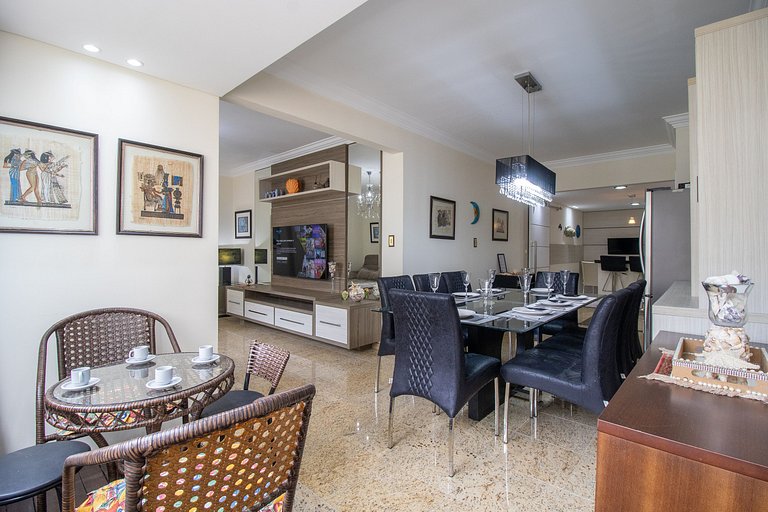 AQR63 - Quadra Mar, Climatizado, 4 Dorm, Garagem