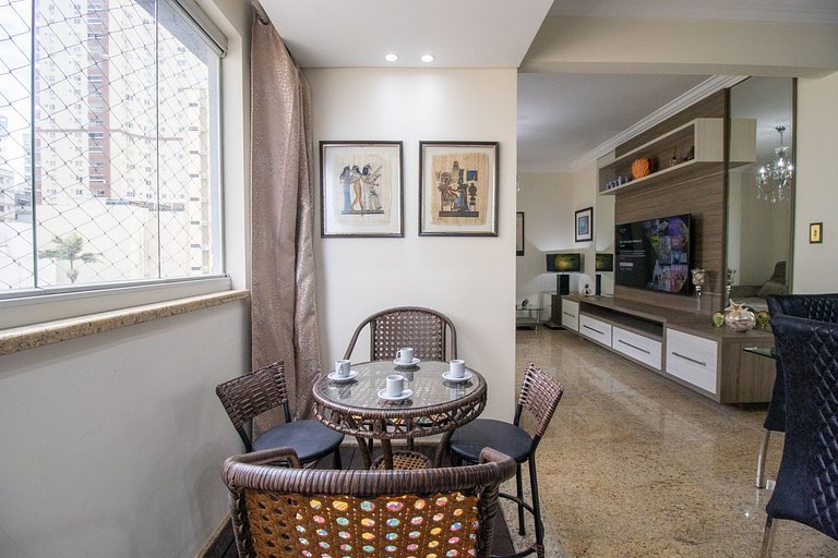 AQR63 - Quadra Mar, Climatizado, 4 Dorm, Garagem