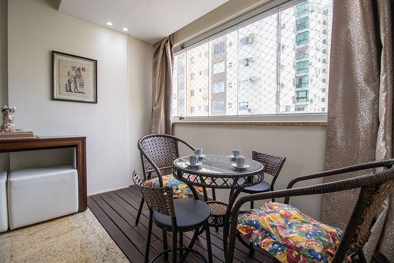 AQR63 - Quadra Mar, Climatizado, 4 Dorm, Garagem