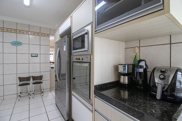 AQR63 - Quadra Mar, Climatizado, 4 Dorm, Garagem