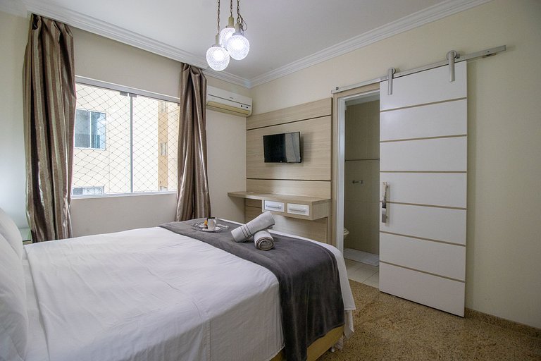 AQR63 - Quadra Mar, Climatizado, 4 Dorm, Garagem
