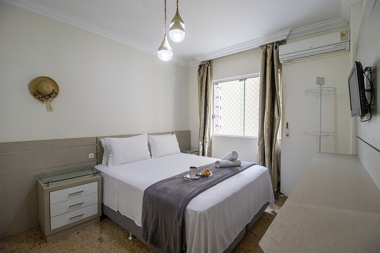 AQR63 - Quadra Mar, Climatizado, 4 Dorm, Garagem