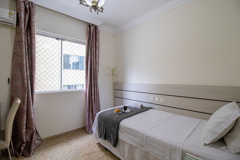 AQR63 - Quadra Mar, Climatizado, 4 Dorm, Garagem
