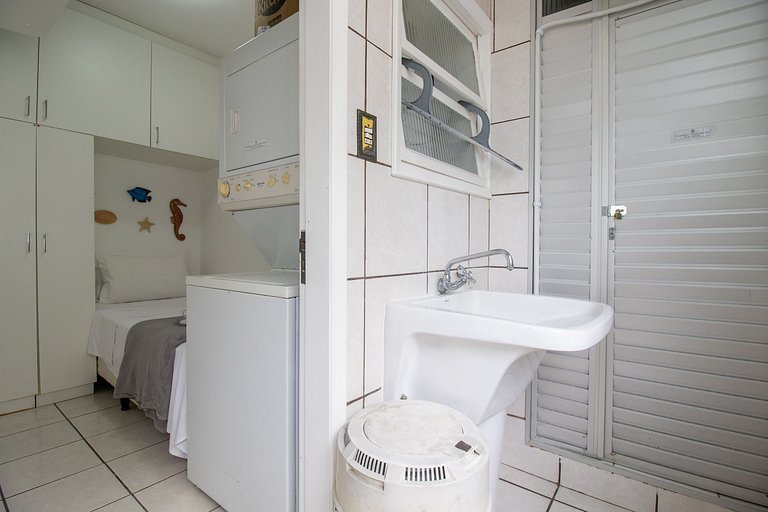 AQR63 - Quadra Mar, Climatizado, 4 Dorm, Garagem