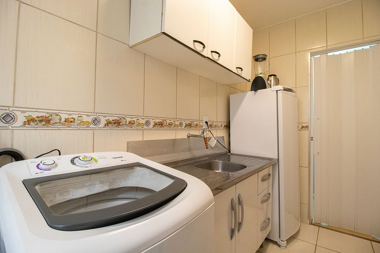 ACC43B - 1 Dorm Climatizado, Quadra Mar, Garagem