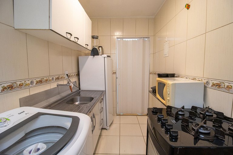 ACC43B - 1 Dorm Climatizado, Quadra Mar, Garagem